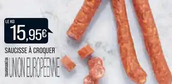 Match Saucisse à croquer offre