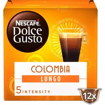 Auchan Supermarché Capsules café bio lungo colombia dolce gusto offre