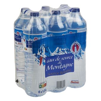 Auchan Supermarché Eau de source de montagne auchan offre