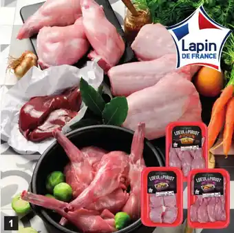 E.Leclerc DÉCOUPE DE LAPIN(¹) "LOEUL ET PIRIOT" offre