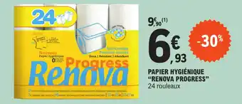 E.Leclerc PAPIER HYGIÉNIQUE "RENOVA PROGRESS" offre