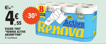 E.Leclerc ESSUIE-TOUT "RENOVA ACTIVE ABSORPTION" offre