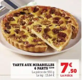 TARTE AUX MIRABELLES 6 PARTS**