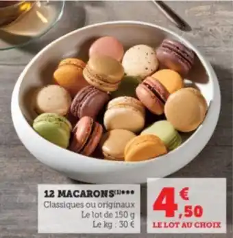 Super U 12 MACARONS[**** offre
