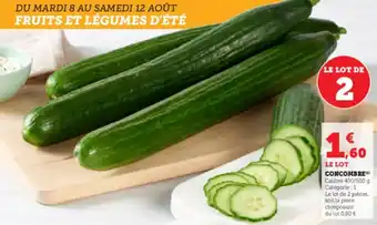 Super U CONCOMBRE offre