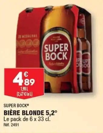 ALDI BIÈRE BLONDE 5,2° offre