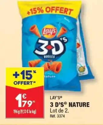 ALDI 3 D'S® NATURE offre