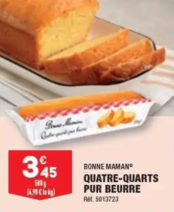 ALDI BONNE MAMANⓇ QUATRE-QUARTS PUR BEURRE offre