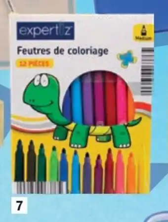 ALDI 12 FEUTRES DE COLORIAGE offre