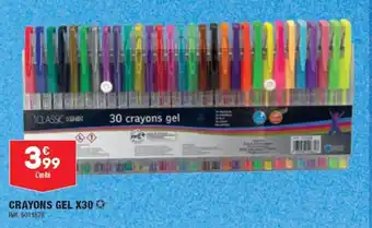 ALDI CRAYONS GEL X30 offre