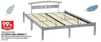 ALDI LIT DOUBLE AVEC SOMMIER offre