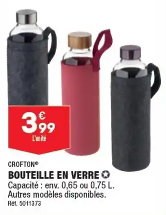 ALDI CROFTONⓇ BOUTEILLE EN VERRE offre