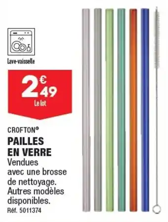 ALDI CROFTONⓇ PAILLES EN VERRE offre