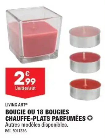 ALDI BOUGIE OU 18 BOUGIES CHAUFFE-PLATS PARFUMÉES offre