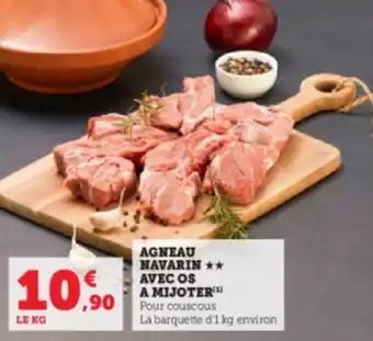 AGNEAU NAVARIN ** AVEC OS A MIJOTER(¹)