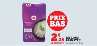 Hyper U RIZ LONG BASMATI U offre