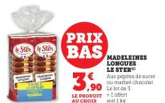 Hyper U MADELEINES LONGUES LE STER offre
