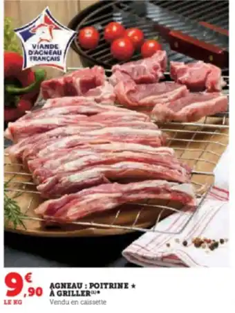 U Express AGNEAU: POITRINE A GRILLER offre