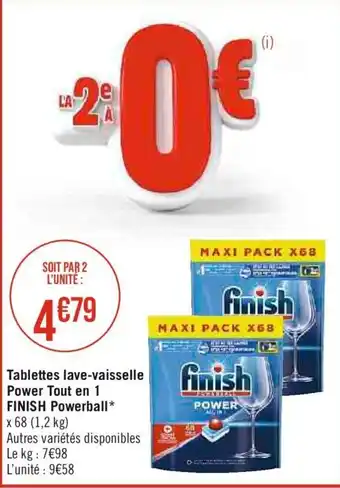 Tablettes lave-vaisselle Power Tout en 1
