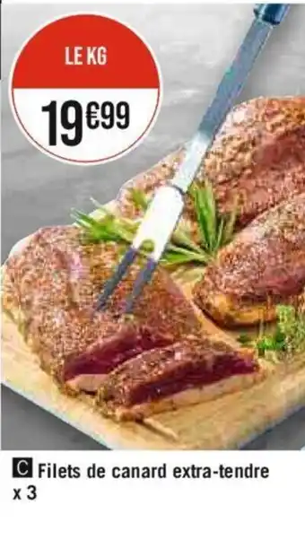 Casino Supermarchés Filets de canard extra-tendre offre