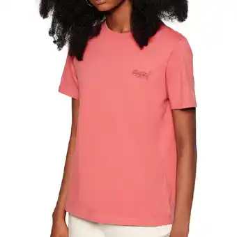 Decathlon T-shirt rose femme superdry classic offre