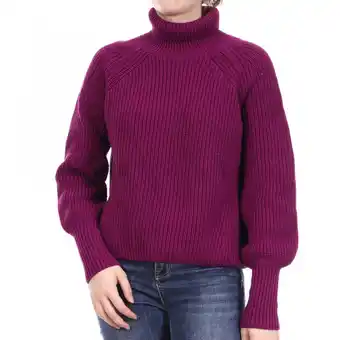 Decathlon Pull violet femme superdry amy ribbed offre
