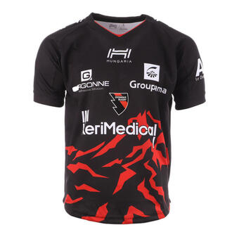 Decathlon Oyonnax rugby maillot domicile noir homme hungaria 19/20 offre