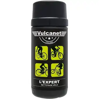 80 lingettes nettoyantes sans eau vulcanet pour vélos, vtt et électrique ...