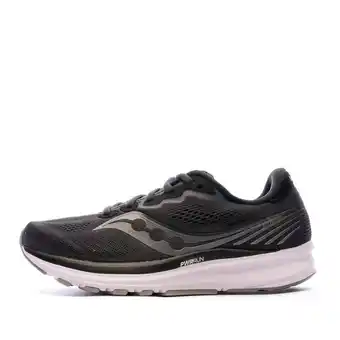 Decathlon Chaussures de running noires mixte saucony ride 14 offre