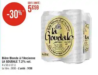 Casino Supermarchés Bière Blonde à l'Ancienne offre