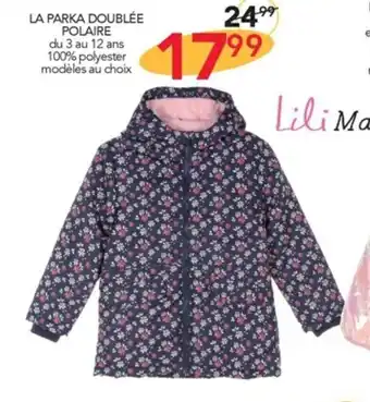 Stokomani LA PARKA DOUBLÉE POLAIRE du 3 au 12 ans 100% polyester modèles au choix offre