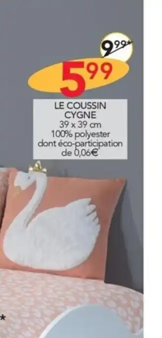 Stokomani LE COUSSIN CYGNE offre