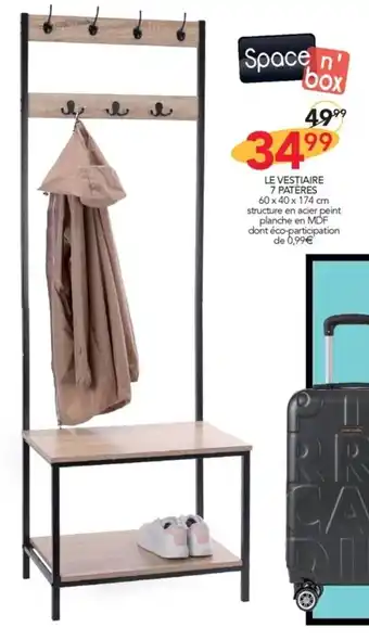 LE VESTIAIRE 7 PATÈRES