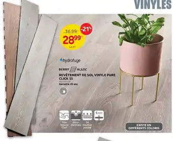 REVÊTEMENT DE SOL VINYLE PURE