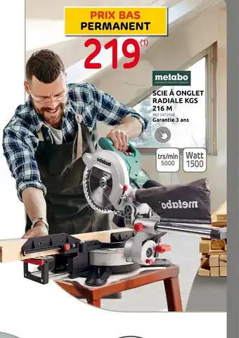 SCIE Ă ONGLET RADIALE KGS