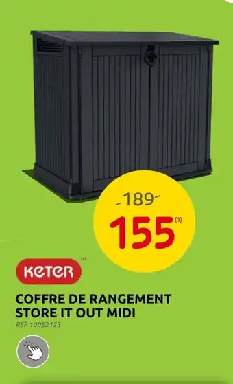 Brico COFFRE DE RANGEMENT STORE IT OUT MIDI offre