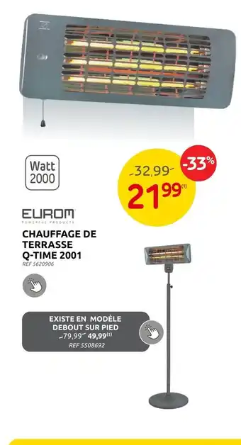 CHAUFFAGE DE TERRASSE