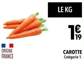 Supeco Carotte offre