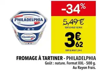 Supeco Philadelphia fromage à tartiner offre