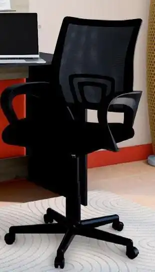 Conforama Fauteuil de bureau noir niala offre