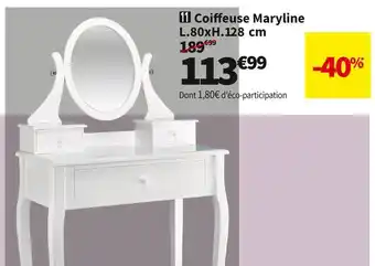 Conforama Coiffeuse offre