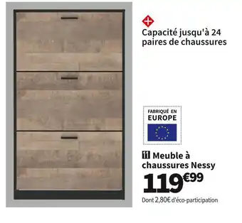 Conforama Meuble à chaussures nessy offre
