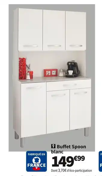 Conforama Buffet spoon blanc offre