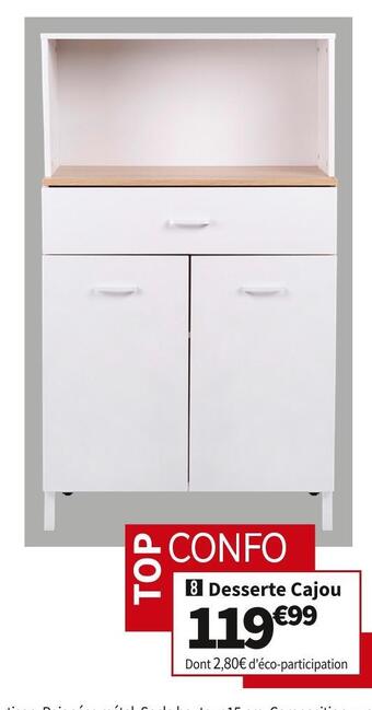 Conforama Desserte cajou offre