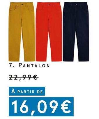 Monoprix Pantalon offre