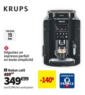 Conforama Krups robot café yy4147fd offre
