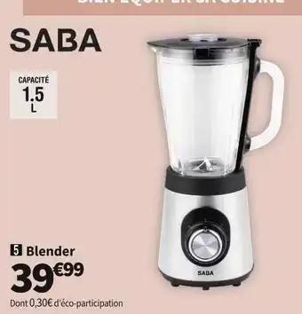 Conforama Saba blender bl815ix offre