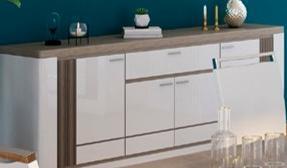 Conforama Buffet 4 portes 1 tiroir offre