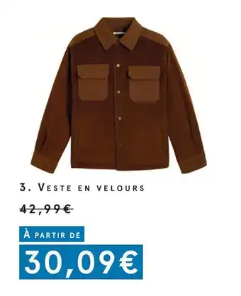 Veste en velours