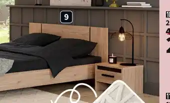 Conforama Lit adulte 140x190 cm watson offre